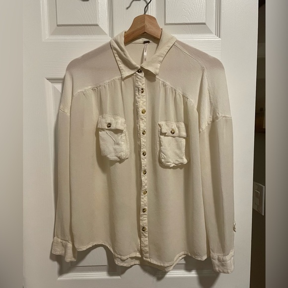 Free People Button Down Shirt - Picture 2 of 4